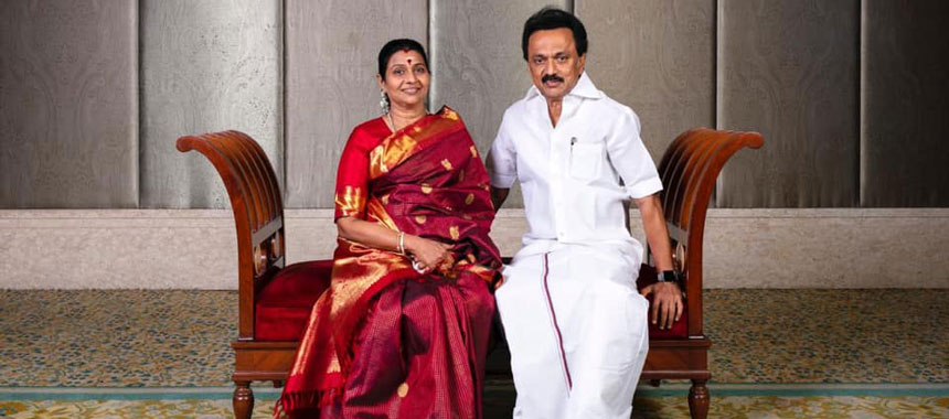 Durga Stalin (M. K. Stalin Wife) Wiki, Biography, Age, Family, Images -  wikimylinks